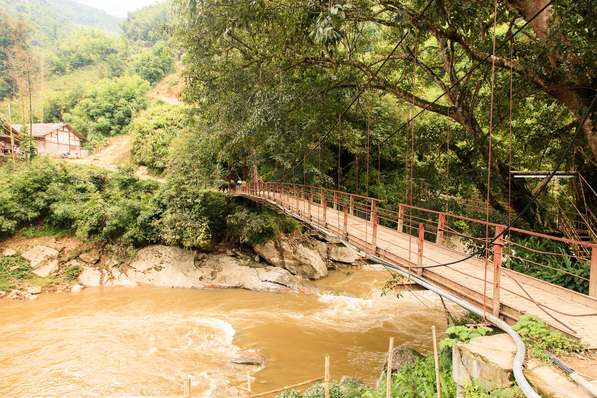 Мостик в деревне