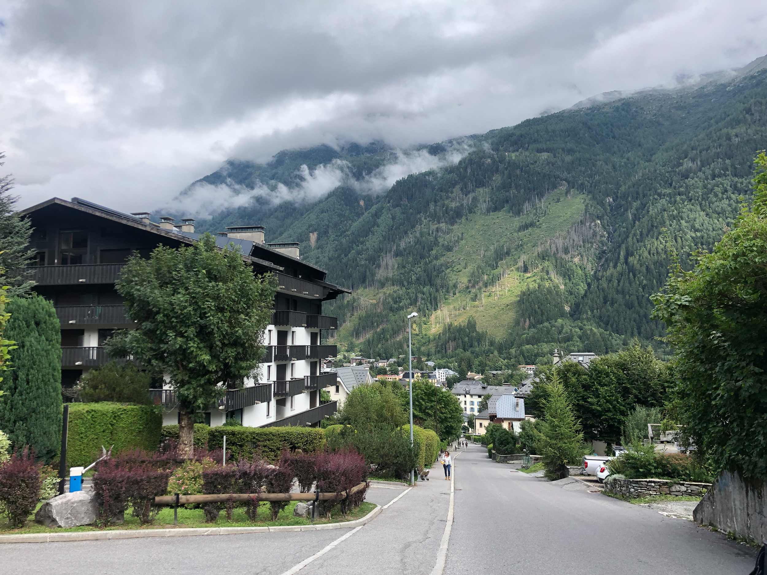 Спустились в Шамони