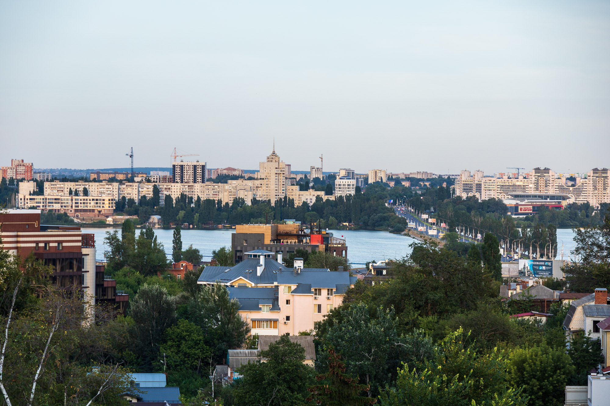 Вид на Воронеж со смотровой площадки