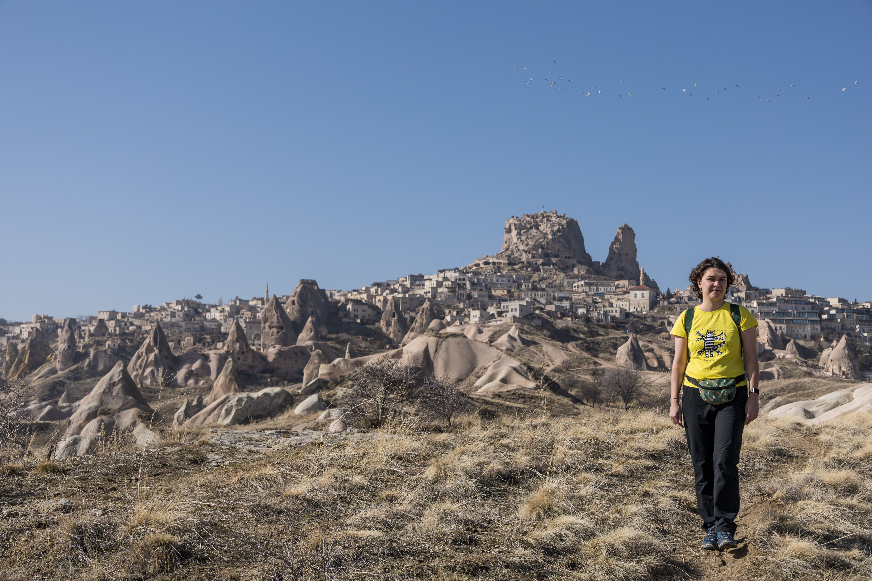 Вид на Учхисар