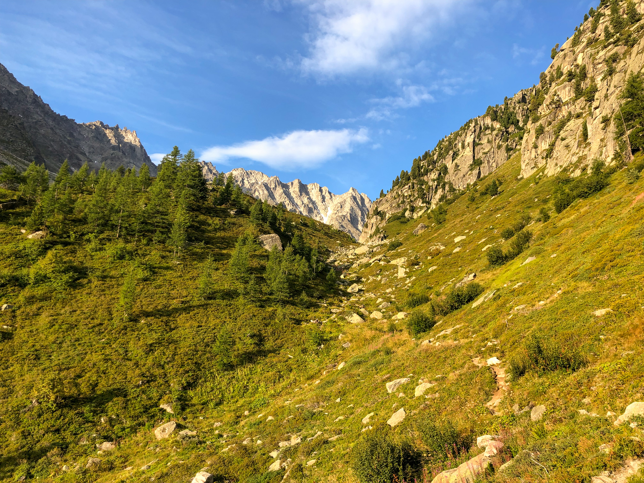 По дороге на перевал