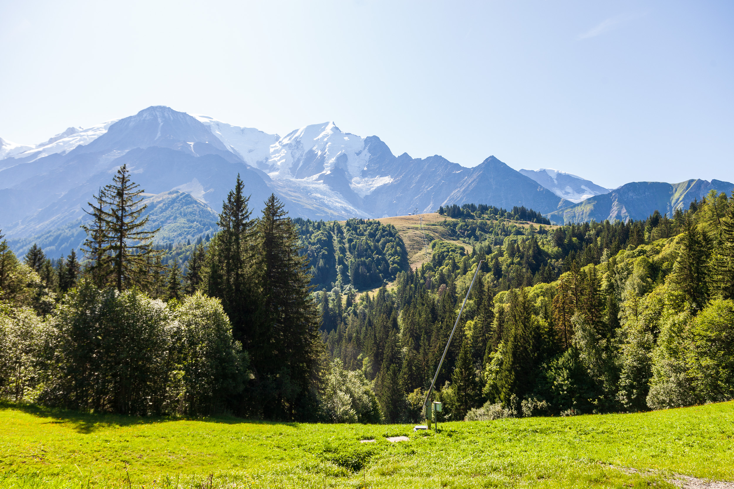 Гармония ледников и зелени
