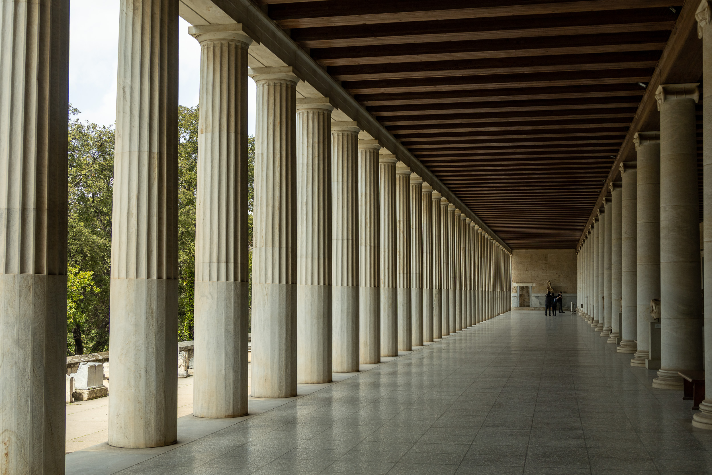 Колоннада Стои Аттала в агоре