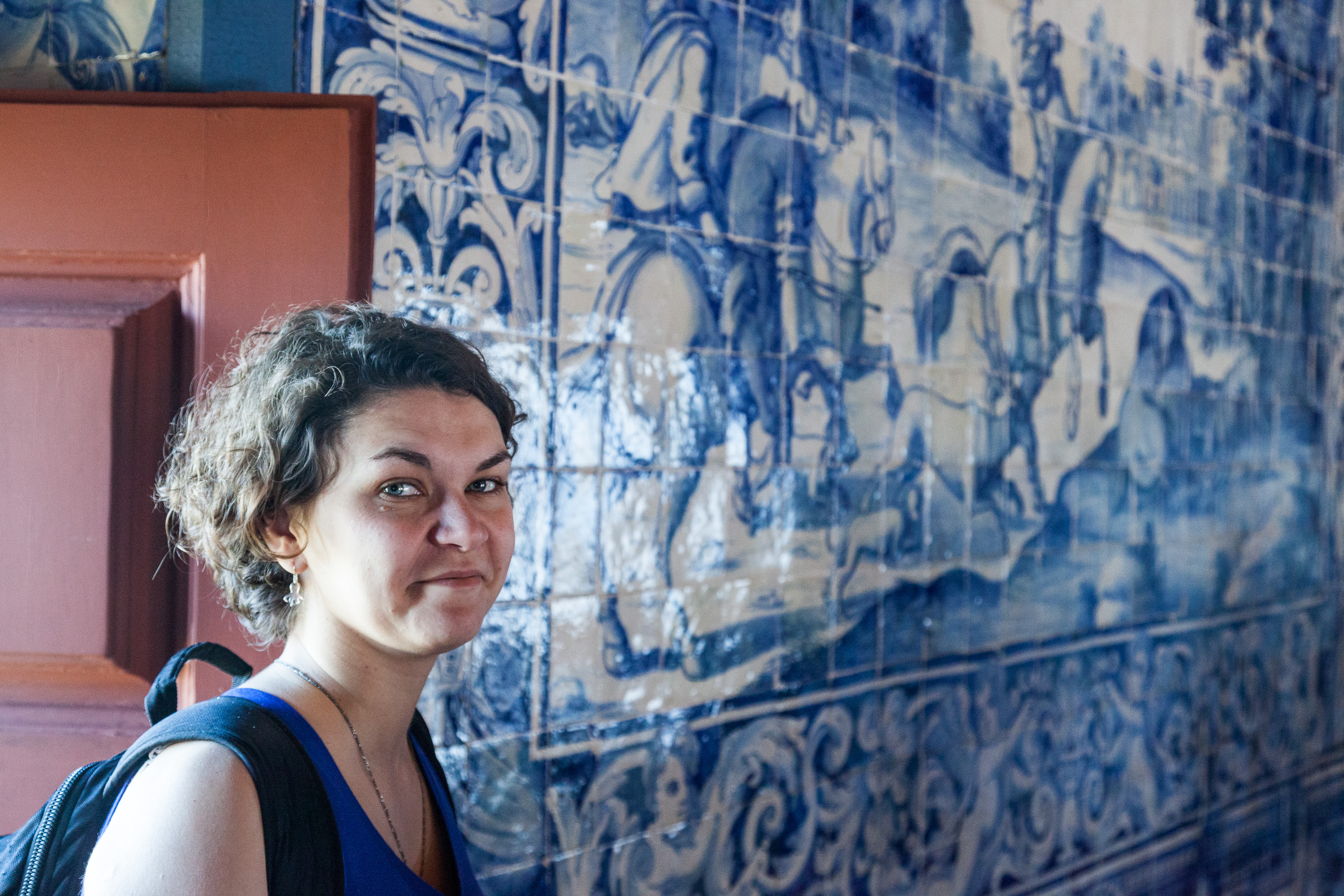 Азулежу в геральдическом зале дворца Синтры