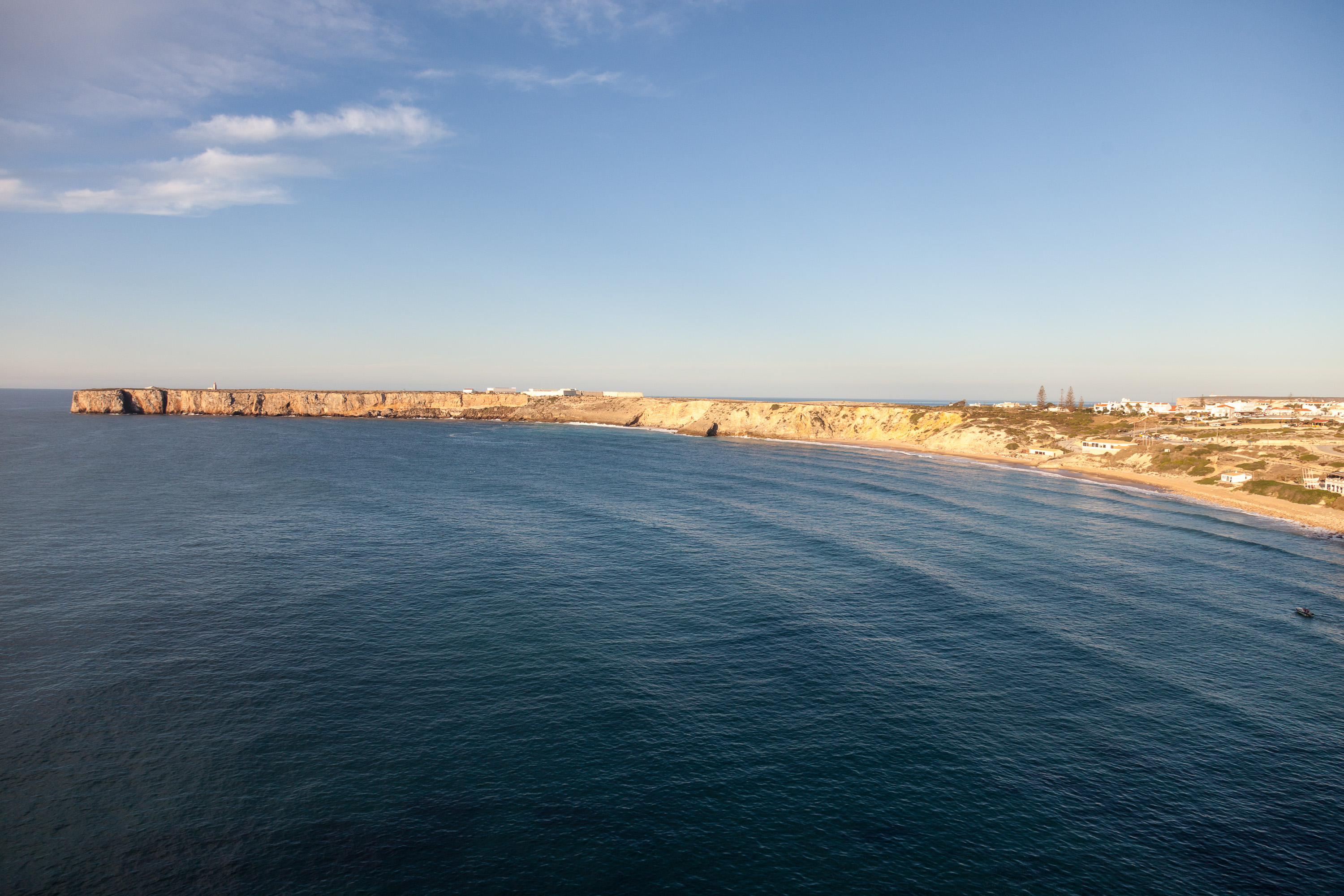 Панорама мыса Сагреш и пляжа Mareta