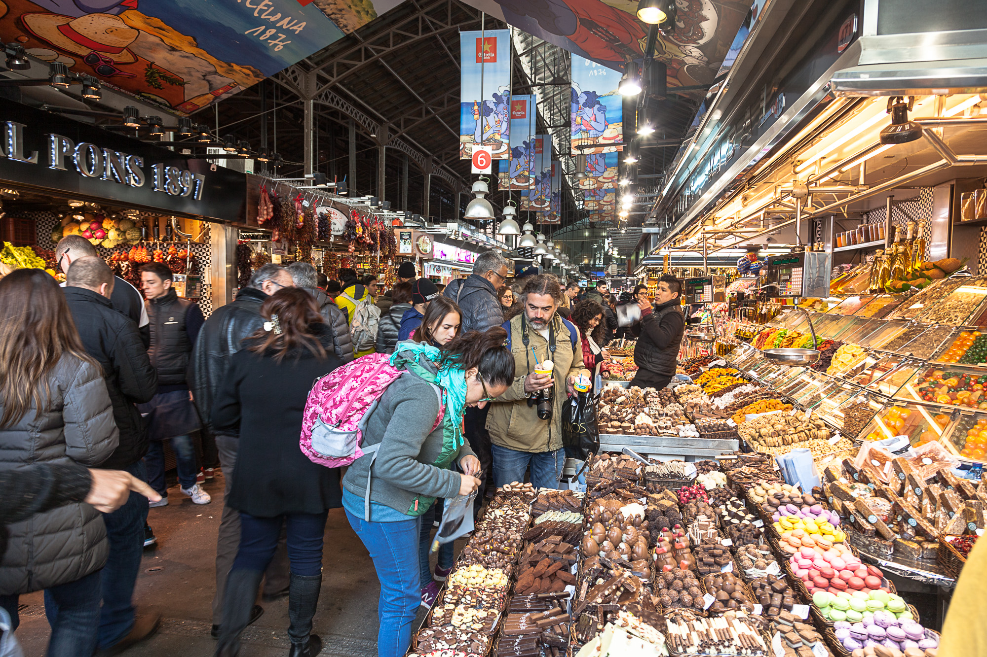 На рынке Бокерия