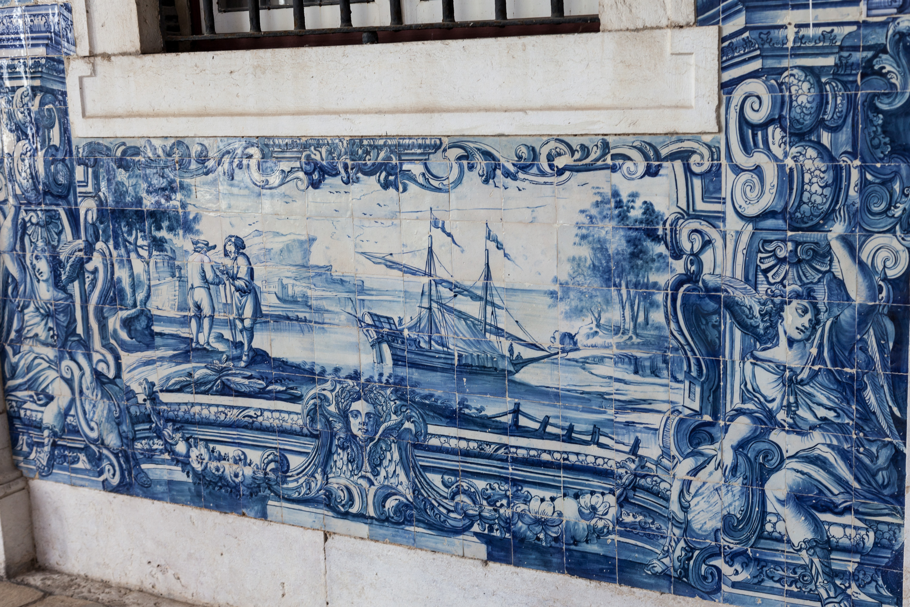 Азулежу в монастыре Сан-Винсенте-де-Фора