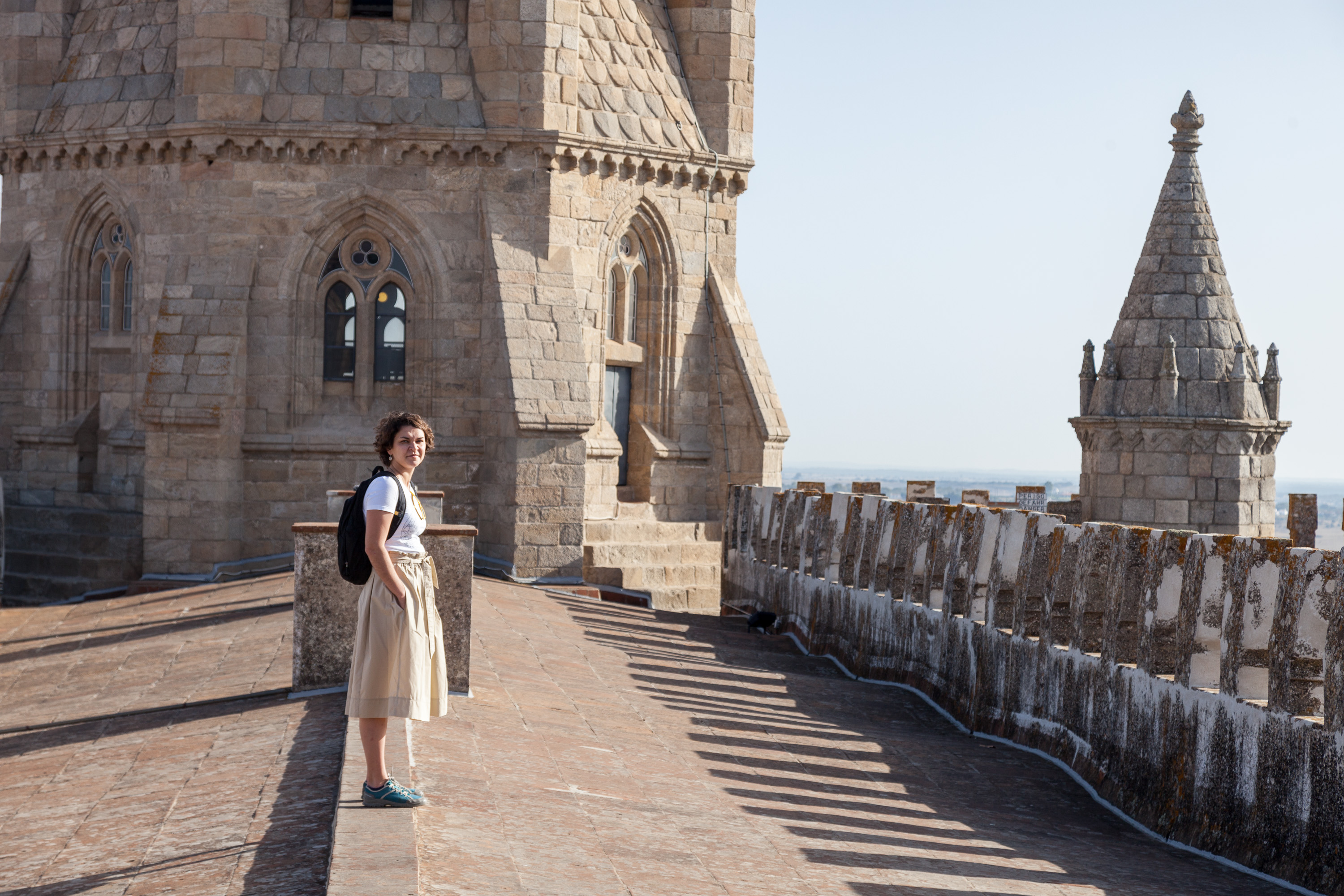 На крыше кафедрального собора Эворы