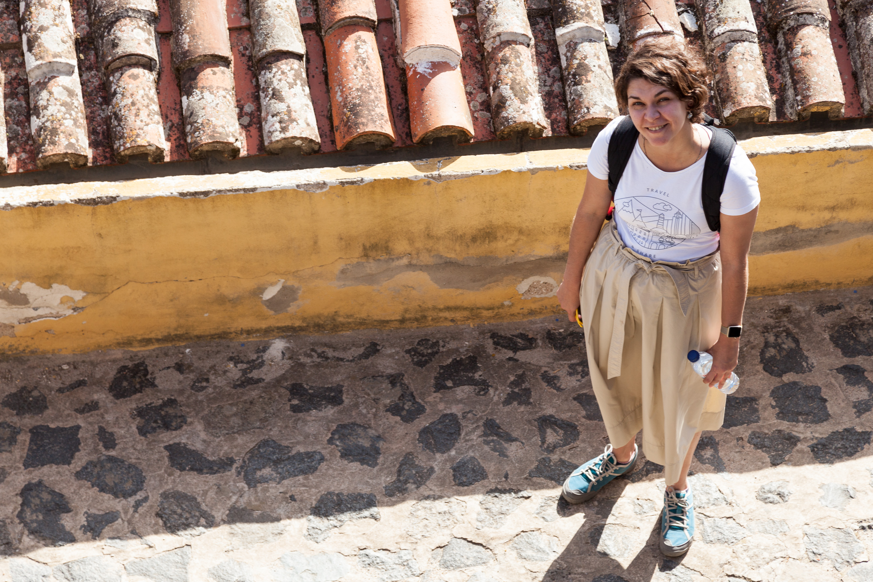 Ю в замке в Беже