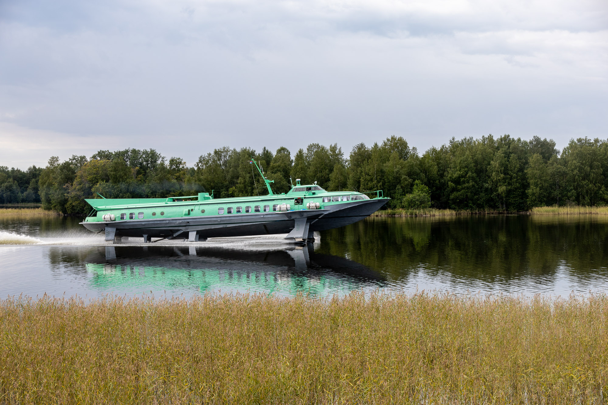 Метеор на подходе к Кижам