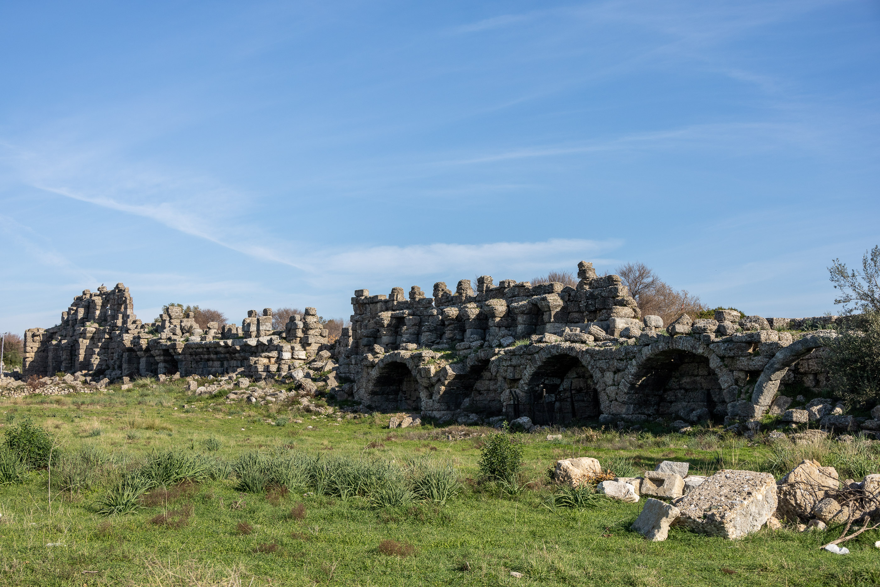 Руины древнего Сиде