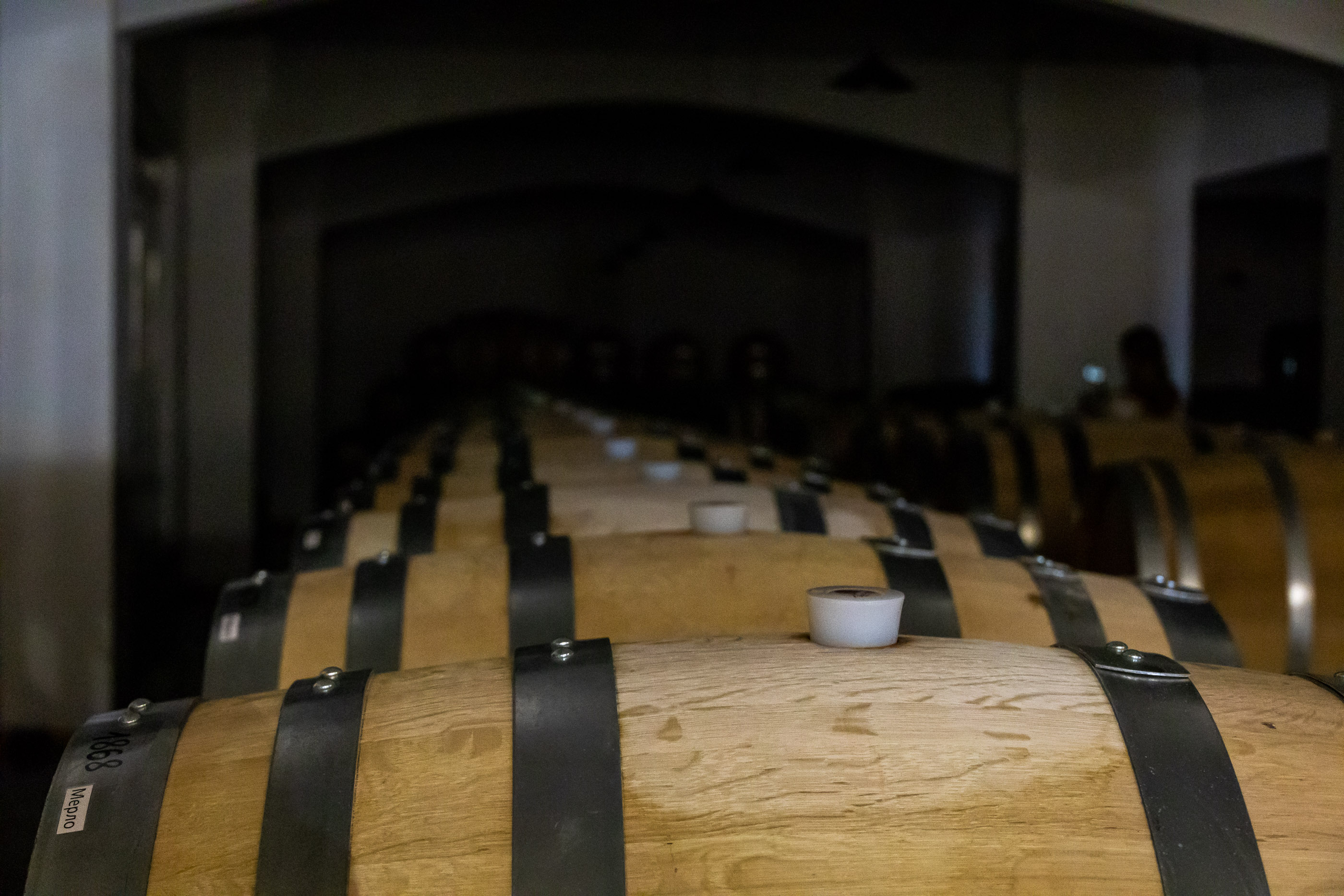 Бочки для выдержки в Шато-Тамань