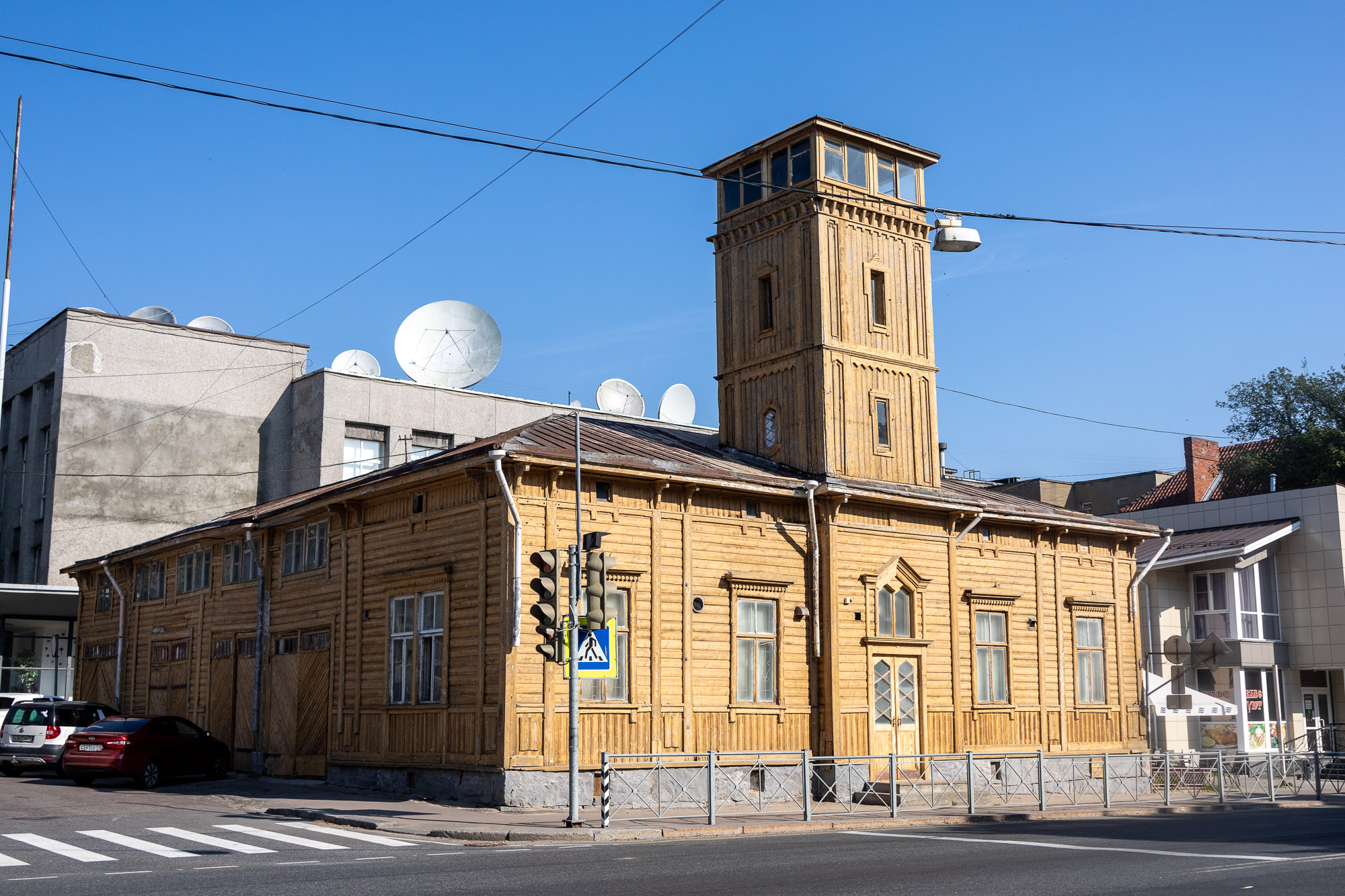 Пожарное депо с каланчей в Сортавала